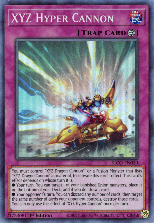 XYZ Hyper Cannon (Super Rare) [KICO-EN010] Super Rare | The CG Realm