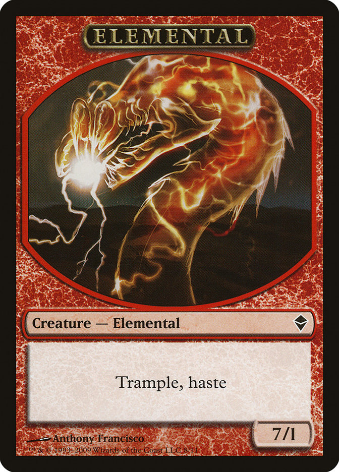 Elemental Token [Zendikar Tokens] | The CG Realm