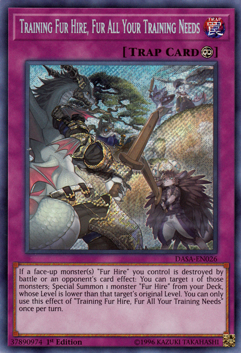 Training Fur Hire, Fur All Your Training Needs [DASA-EN026] Secret Rare | The CG Realm