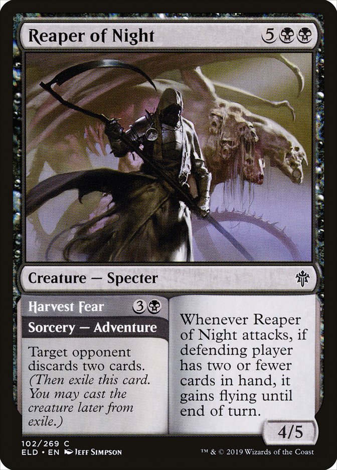 Reaper of Night // Harvest Fear [Throne of Eldraine] | The CG Realm