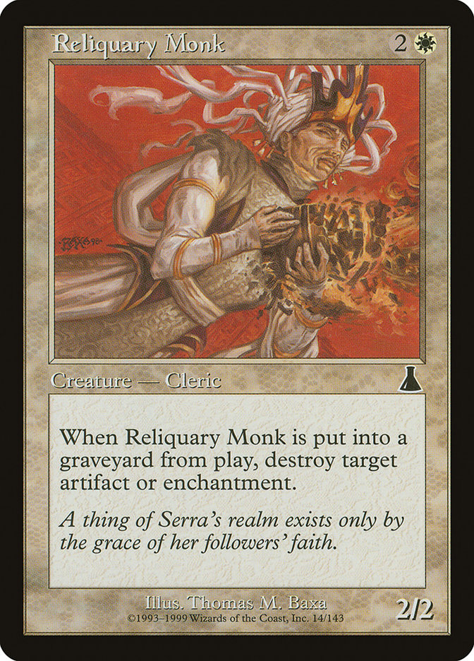 Reliquary Monk [Urza's Destiny] | The CG Realm