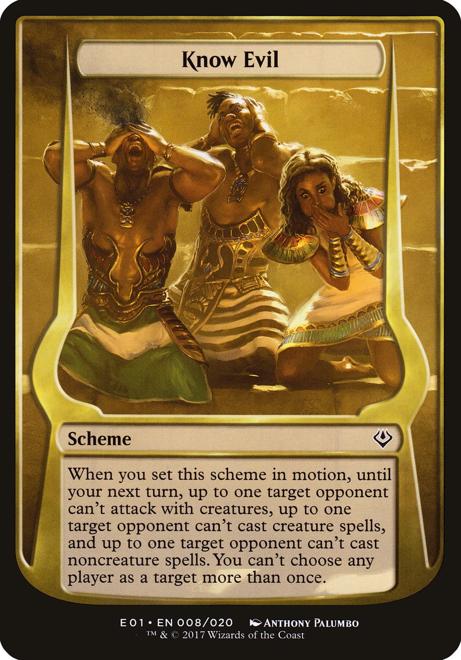 Know Evil (Schemes) [Archenemy: Nicol Bolas Schemes] | The CG Realm