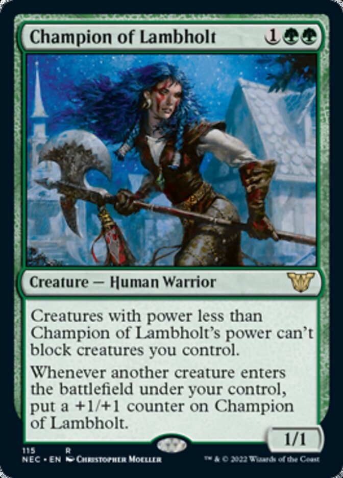 Champion of Lambholt [Kamigawa: Neon Dynasty Commander] | The CG Realm
