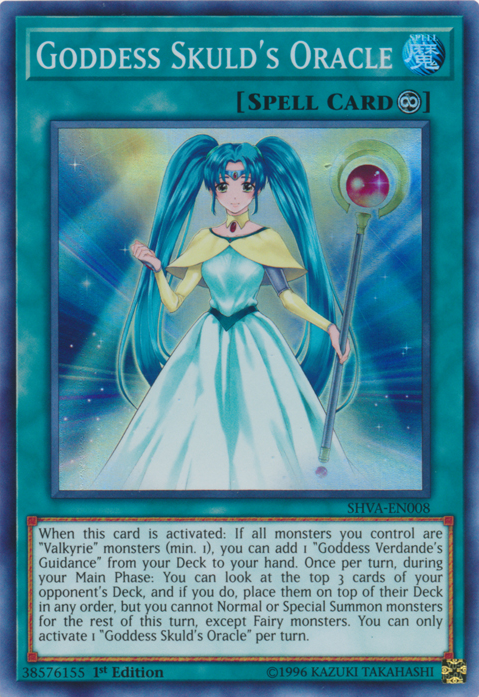 Goddess Skuld's Oracle [SHVA-EN008] Super Rare | The CG Realm