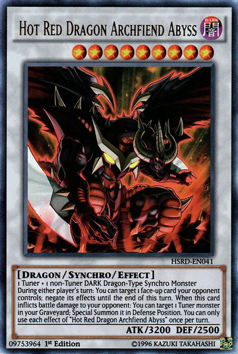 Hot Red Dragon Archfiend Abyss [HSRD-EN041] Ultra Rare | The CG Realm
