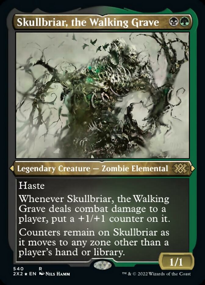 Skullbriar, the Walking Grave (Foil Etched) [Double Masters 2022] | The CG Realm