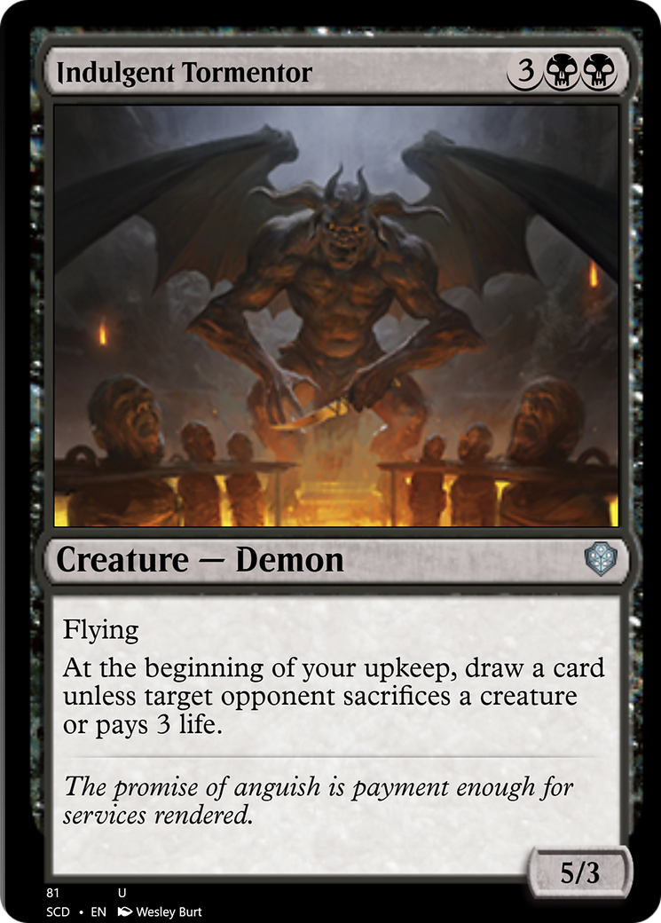 Indulgent Tormentor [Starter Commander Decks] | The CG Realm