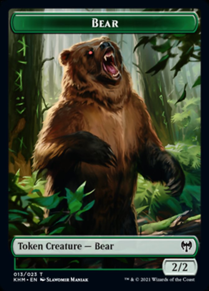 Bear Token [Kaldheim Tokens] | The CG Realm