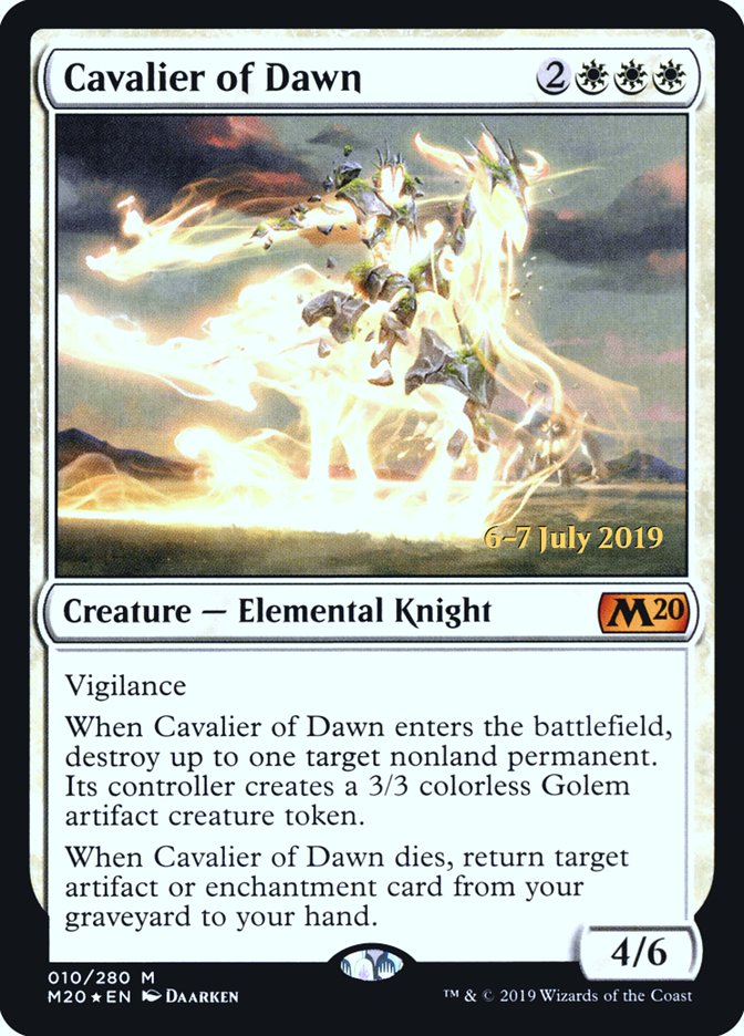 Cavalier of Dawn [Core Set 2020 Prerelease Promos] | The CG Realm