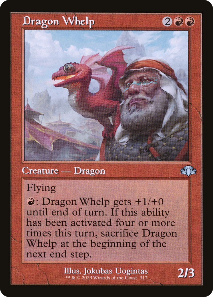 Dragon Whelp (Retro) [Dominaria Remastered] | The CG Realm