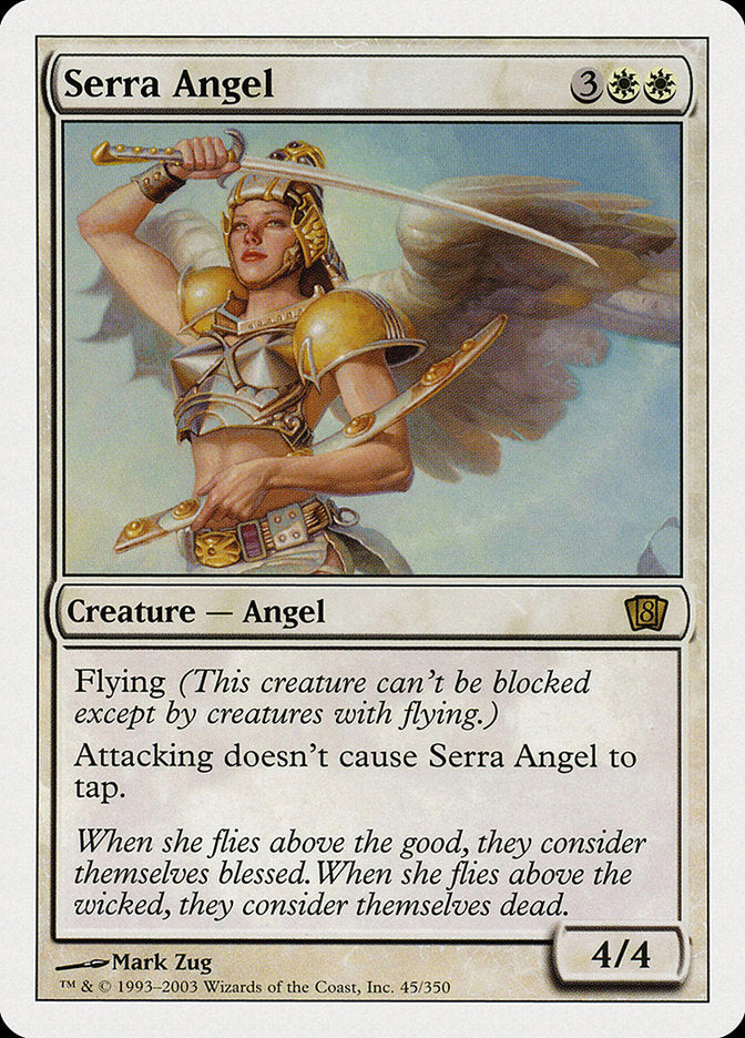 Serra Angel [Eighth Edition] | The CG Realm