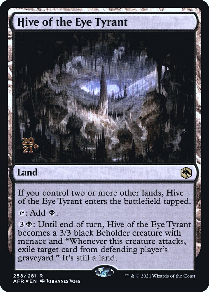 Hive of the Eye Tyrant [Dungeons & Dragons: Adventures in the Forgotten Realms Prerelease Promos] | The CG Realm