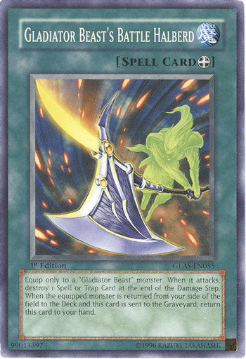 Gladiator Beast's Battle Halberd [GLAS-EN055] Common | The CG Realm