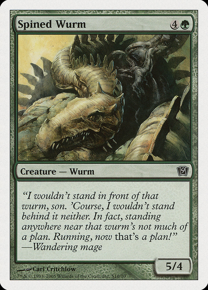 Spined Wurm [Ninth Edition] | The CG Realm