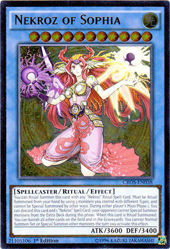 Nekroz of Sophia (UTR) [CROS-EN038] Ultimate Rare | The CG Realm