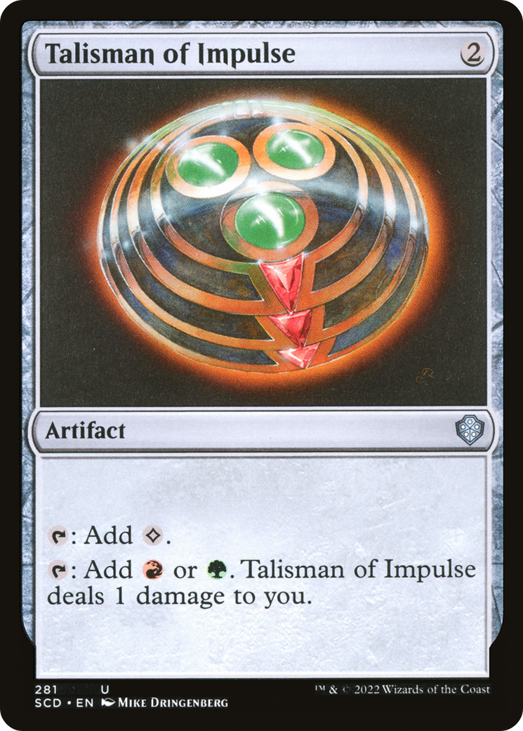 Talisman of Impulse [Starter Commander Decks] | The CG Realm