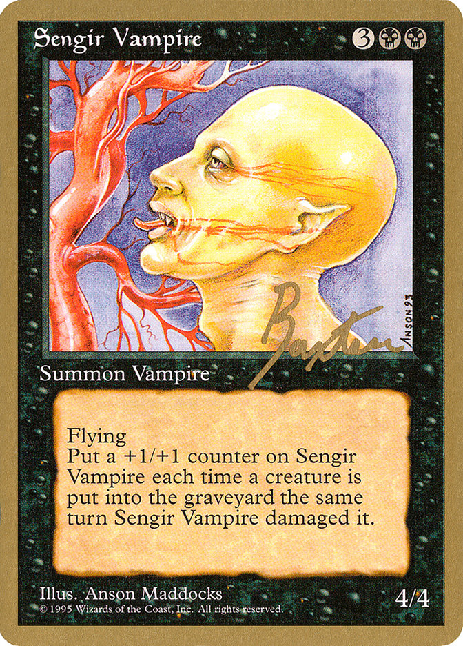 Sengir Vampire (George Baxter) [Pro Tour Collector Set] | The CG Realm