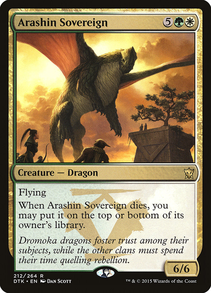 Arashin Sovereign [Dragons of Tarkir] | The CG Realm