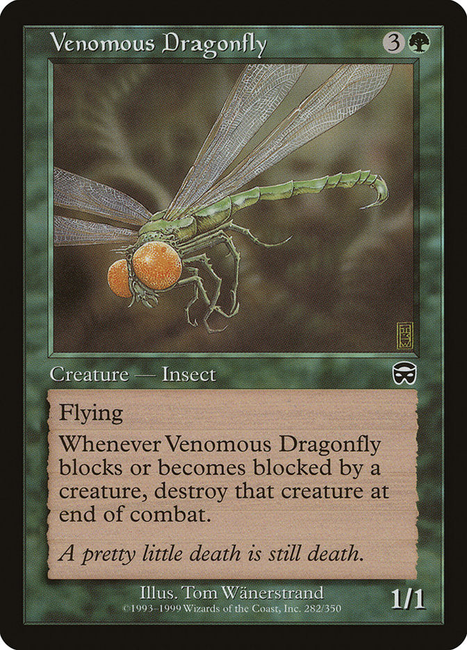 Venomous Dragonfly [Mercadian Masques] | The CG Realm