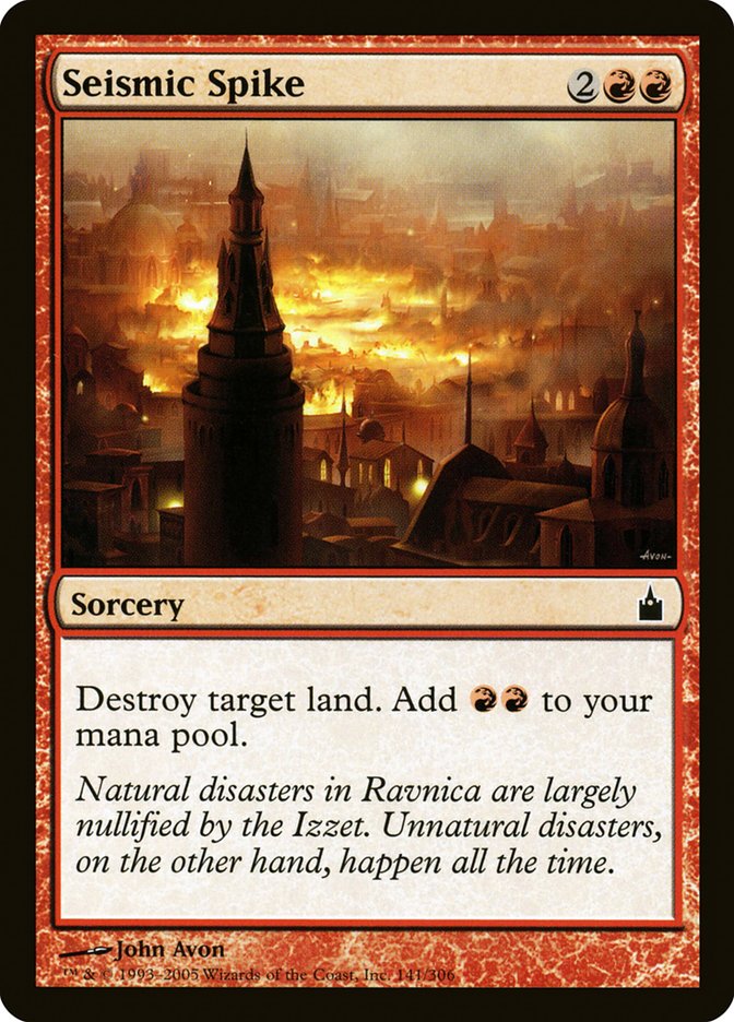 Seismic Spike [Ravnica: City of Guilds] | The CG Realm