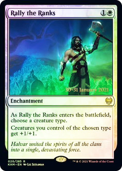 Rally the Ranks [Kaldheim Prerelease Promos] | The CG Realm