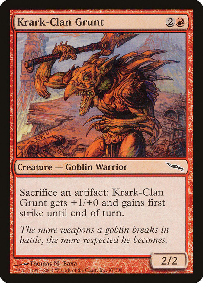 Krark-Clan Grunt [Mirrodin] | The CG Realm
