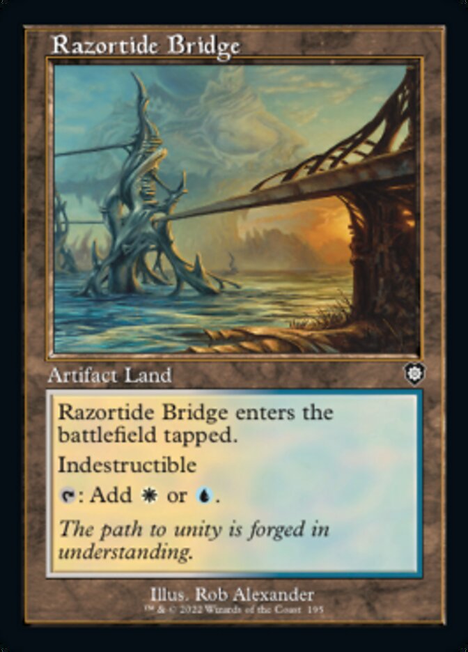 Razortide Bridge (Retro) [The Brothers' War Commander] | The CG Realm