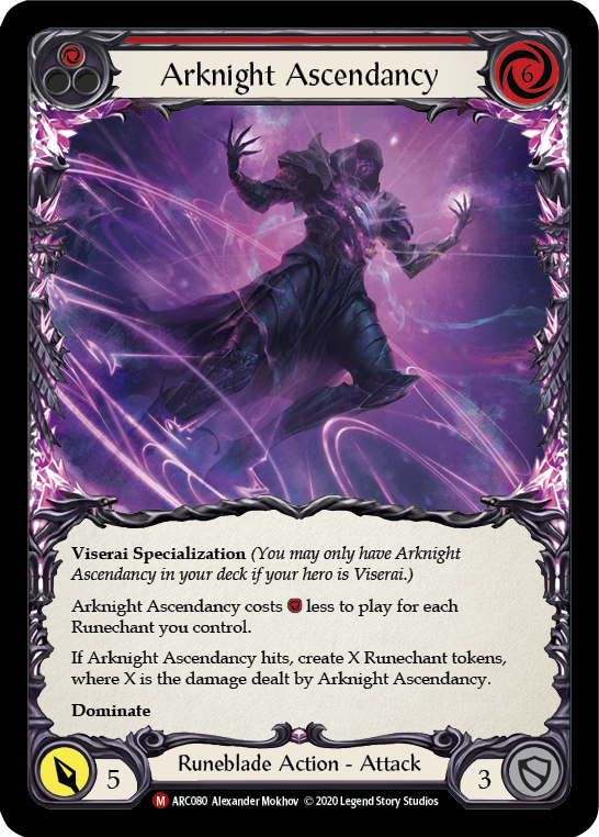 Arknight Ascendancy [U-ARC080] (Arcane Rising Unlimited)  Unlimited Normal | The CG Realm