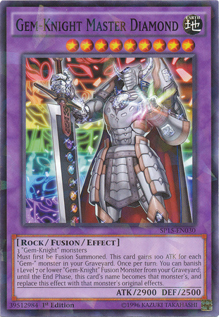 Gem-Knight Master Diamond [SP15-EN030] Shatterfoil Rare | The CG Realm