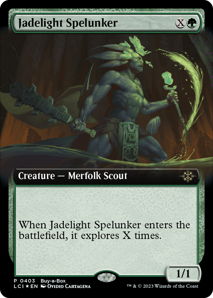 Jadelight Spelunker (Extended Art) (Buy-A-Box) [The Lost Caverns of Ixalan Promos] | The CG Realm