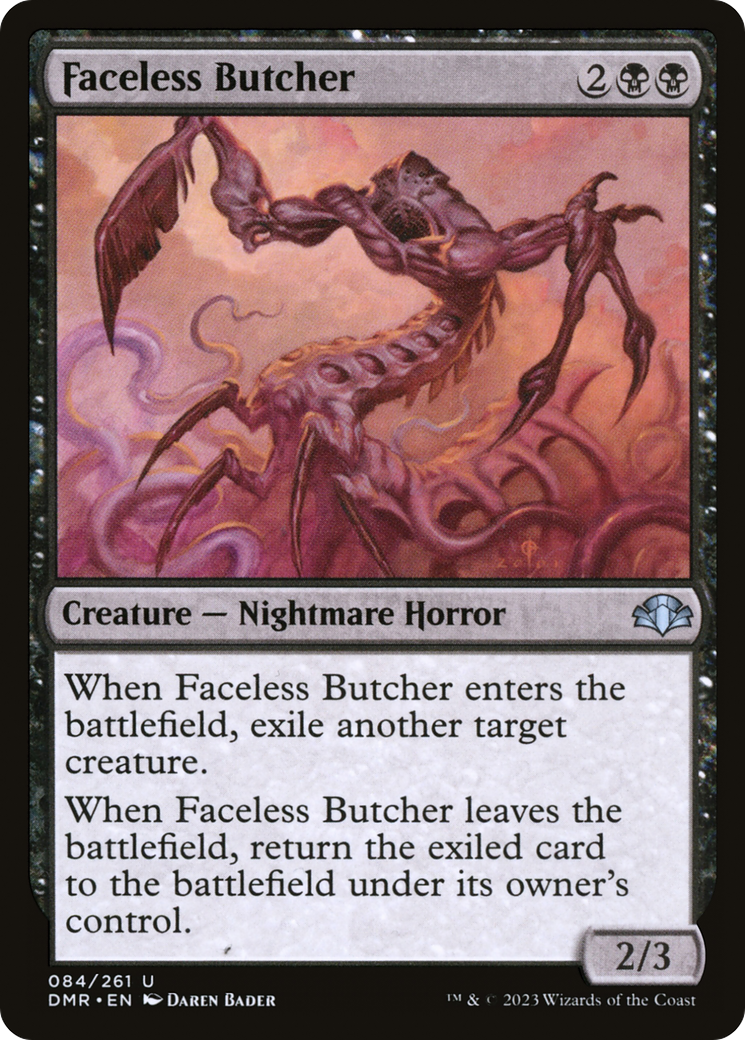 Faceless Butcher [Dominaria Remastered] | The CG Realm