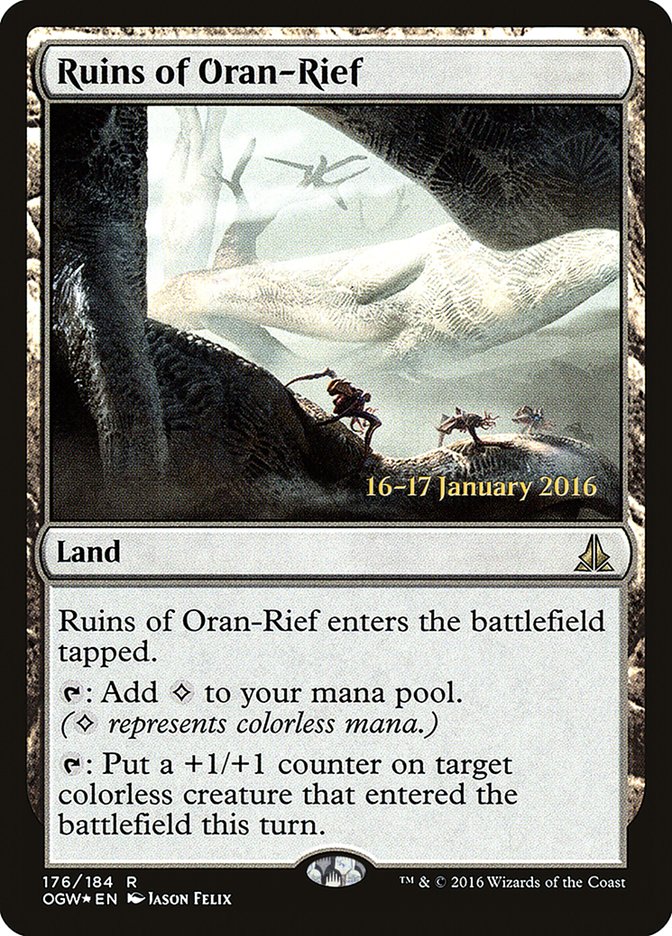 Ruins of Oran-Rief [Oath of the Gatewatch Prerelease Promos] | The CG Realm