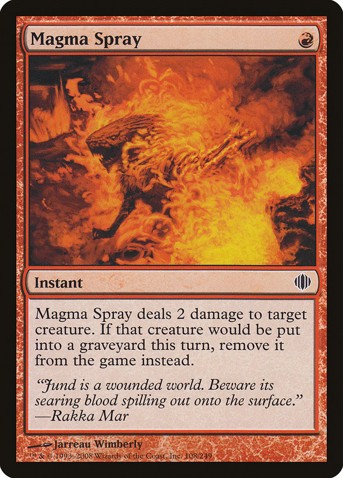 Magma Spray [Shards of Alara] | The CG Realm