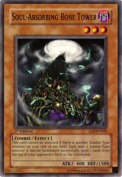 Soul-Absorbing Bone Tower [SD2-EN009] Common | The CG Realm