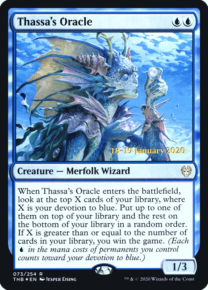 Thassa's Oracle [Theros Beyond Death Prerelease Promos] | The CG Realm