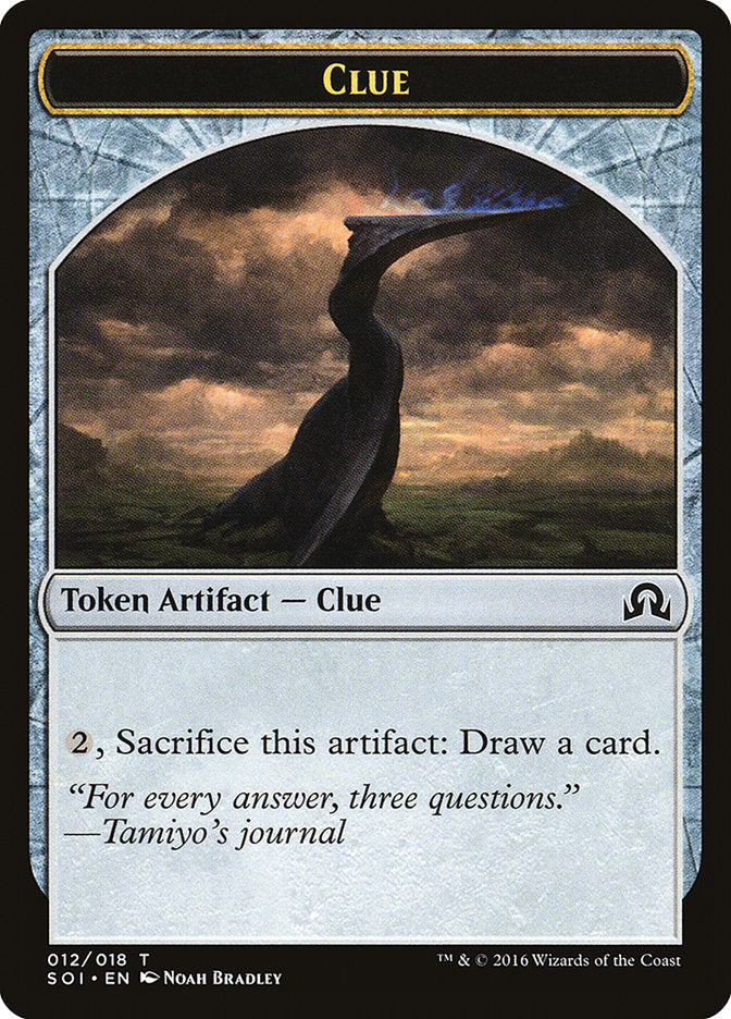 Clue Token (012/018) [Shadows over Innistrad Tokens] | The CG Realm