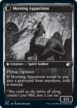 Mourning Patrol // Morning Apparition [Innistrad: Double Feature] | The CG Realm