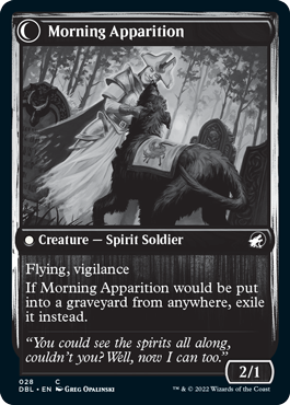 Mourning Patrol (DBL-028) - Innistrad: Double Feature: (Double Faced Transform)