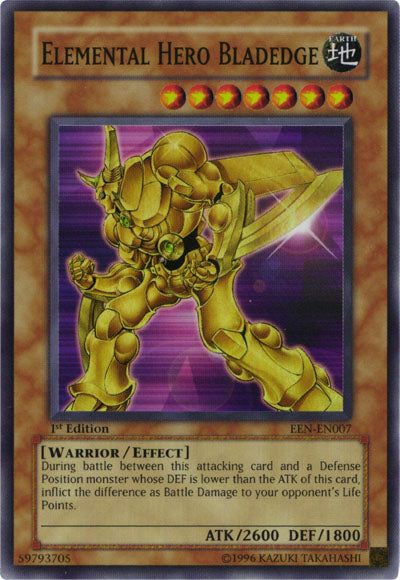 Elemental Hero Bladedge [EEN-EN007] Super Rare | The CG Realm