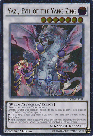 Yazi, Evil of the Yang Zing [NECH-EN051] Ultimate Rare | The CG Realm