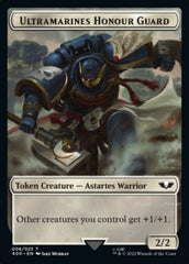 Soldier (003) // Ultramarines Honour Guard Double-Sided Token (Surge Foil) [Warhammer 40,000 Tokens] | The CG Realm