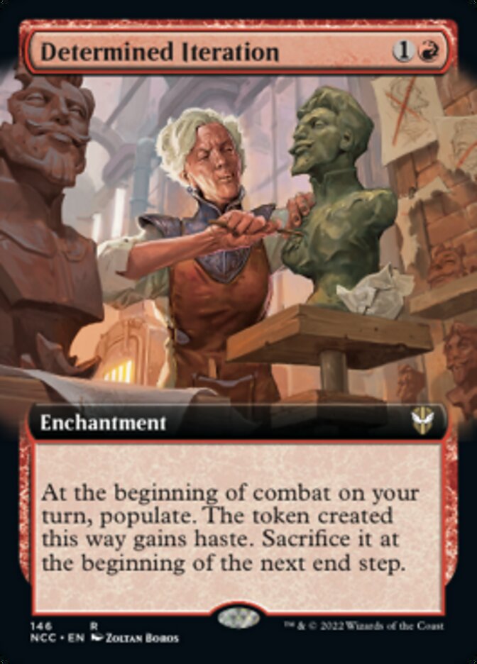 Determined Iteration (Extended Art) [Streets of New Capenna Commander] | The CG Realm