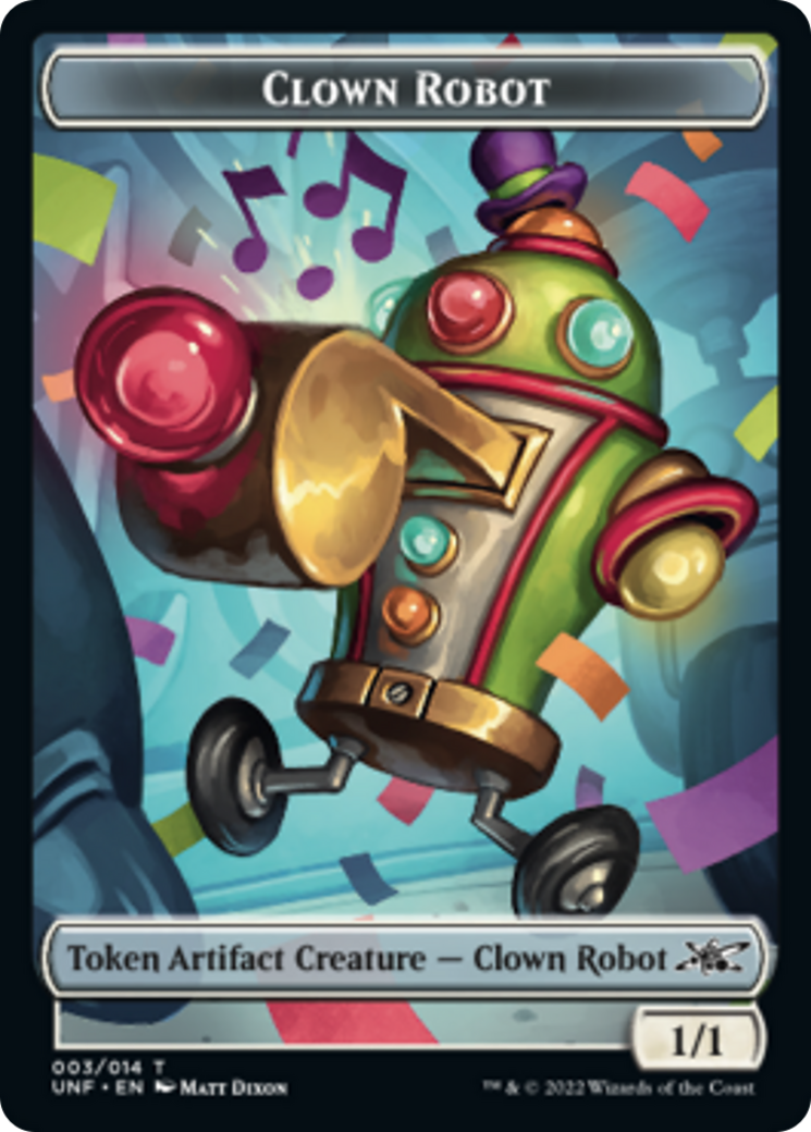 Clown Robot (003) // Balloon Double-Sided Token [Unfinity Tokens] | The CG Realm