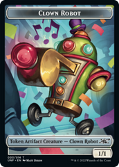 Clown Robot (003) // Treasure (012) Double-Sided Token [Unfinity Tokens] | The CG Realm