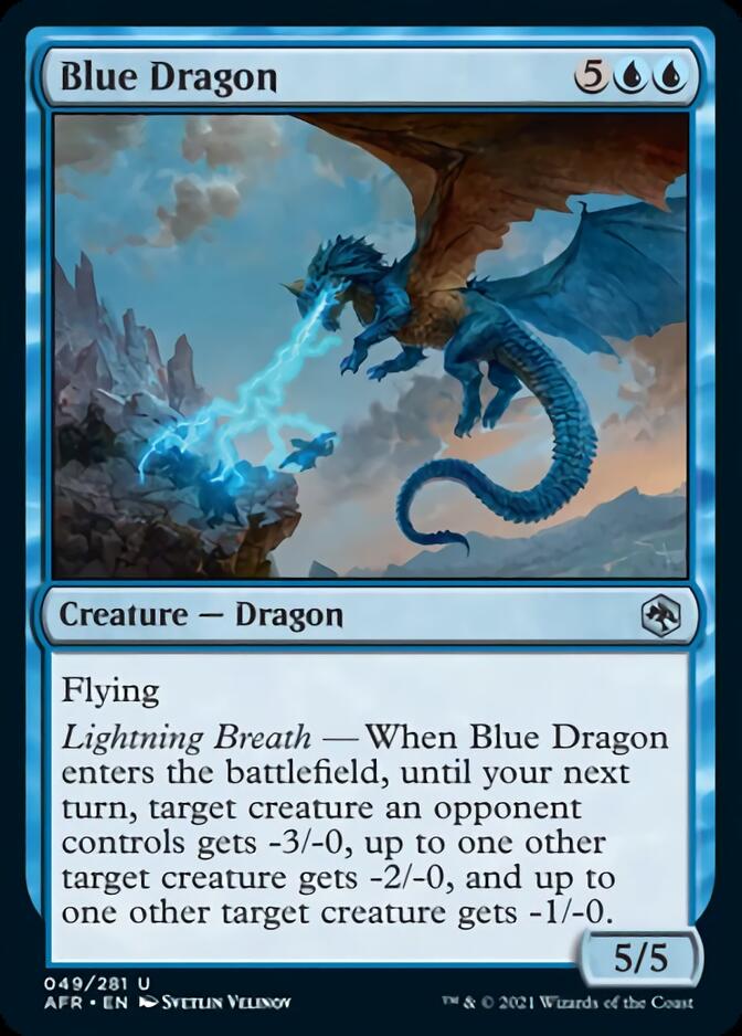 Blue Dragon [Dungeons & Dragons: Adventures in the Forgotten Realms] | The CG Realm