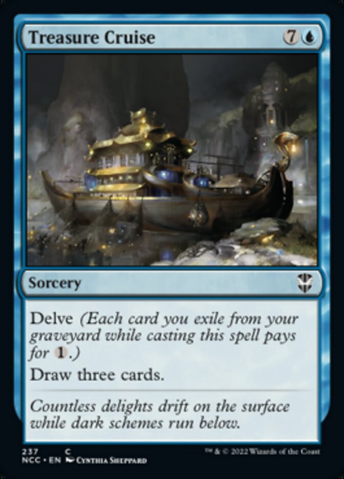 Treasure Cruise [Streets of New Capenna Commander] | The CG Realm