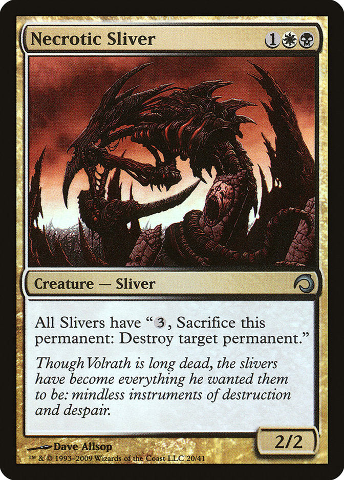 Necrotic Sliver [Premium Deck Series: Slivers] | The CG Realm