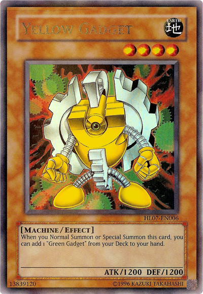 Yellow Gadget [HL07-EN006] Parallel Rare | The CG Realm