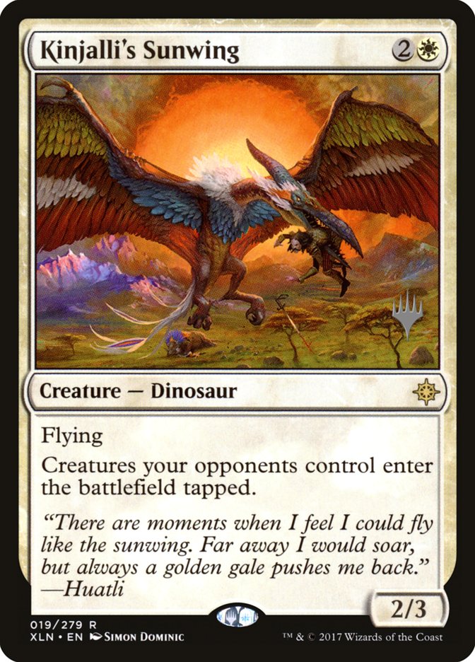 Kinjalli's Sunwing (Promo Pack) [Ixalan Promos] | The CG Realm