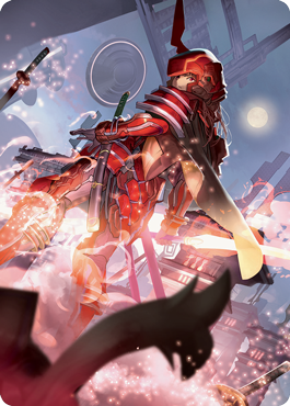 Peerless Samurai Art Card [Kamigawa: Neon Dynasty Art Series] | The CG Realm